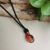 Earth Series Necklace - Earth Charm Amber