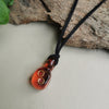 Earth Series Necklace - Earth Charm Amber