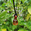 Earth Series Necklace - Earth Charm Amber