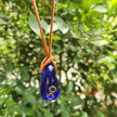 Earth Series Necklace - Earth Charm Blue