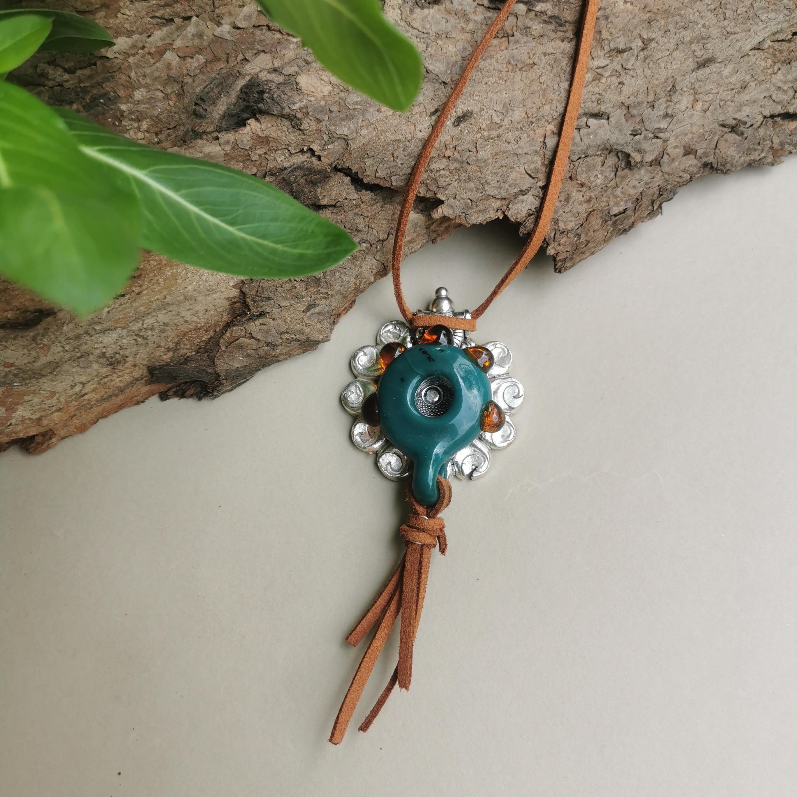 Earth Series Necklace - Forest Jewel