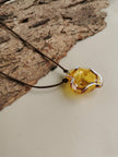 Flower Series Necklace - Amber