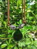 Green Jade Glass Necklace