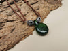 Green Jade Glass Necklace