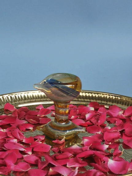 Art Glass Puja Diya-  Kalyani Jyot