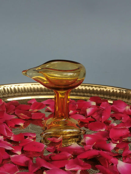 Art Glass Puja Diya-  Divya Ambar Jyot