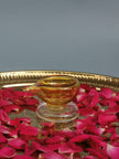 Art Glass Puja Diya-  Ambar Jyot