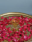 Art Glass Puja Diya-  Ambar Jyot