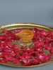 Art Glass Puja Diya-  Kesari Kiran