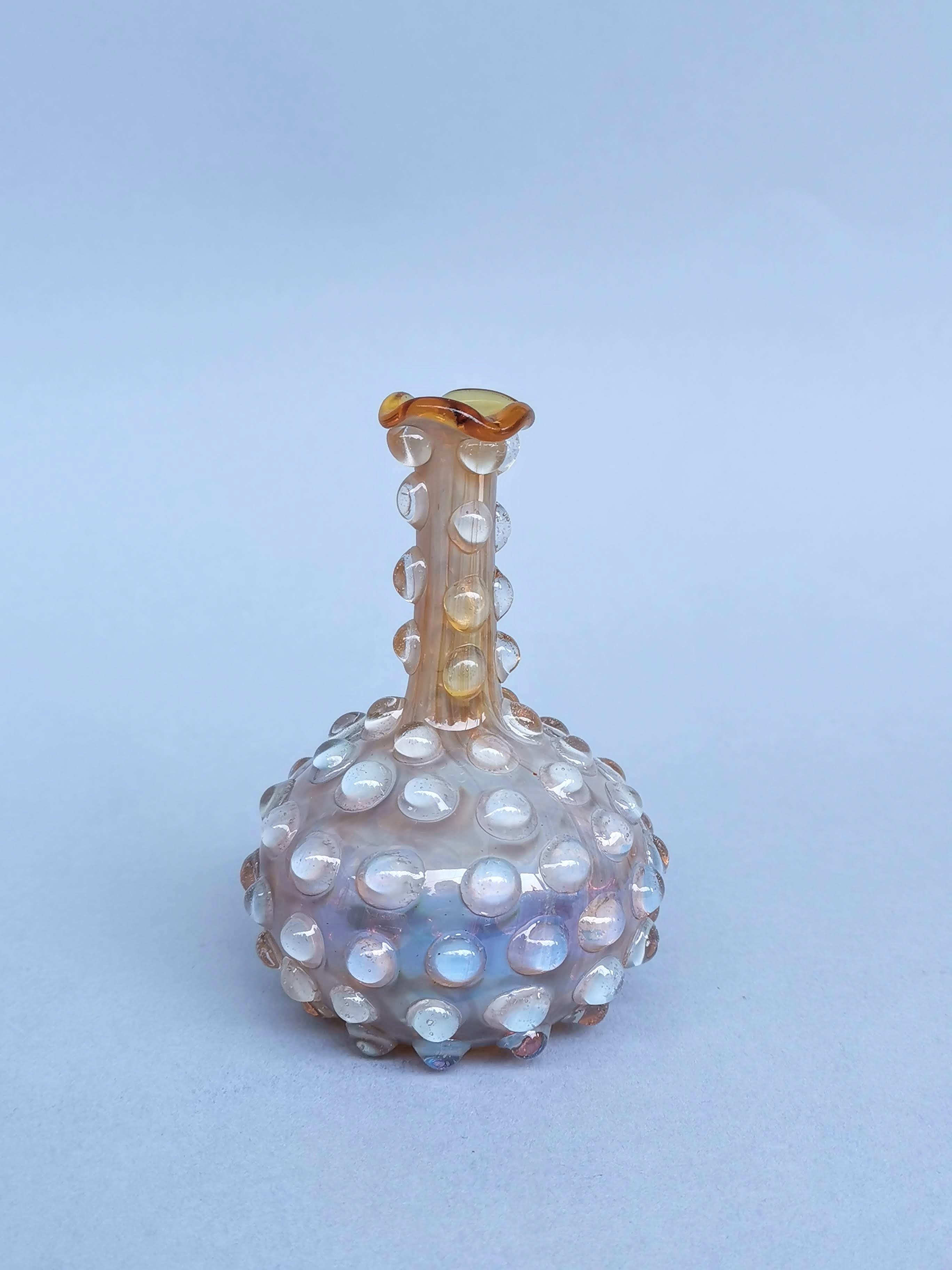 Murano Glass Style Vase- Earthy Bloom