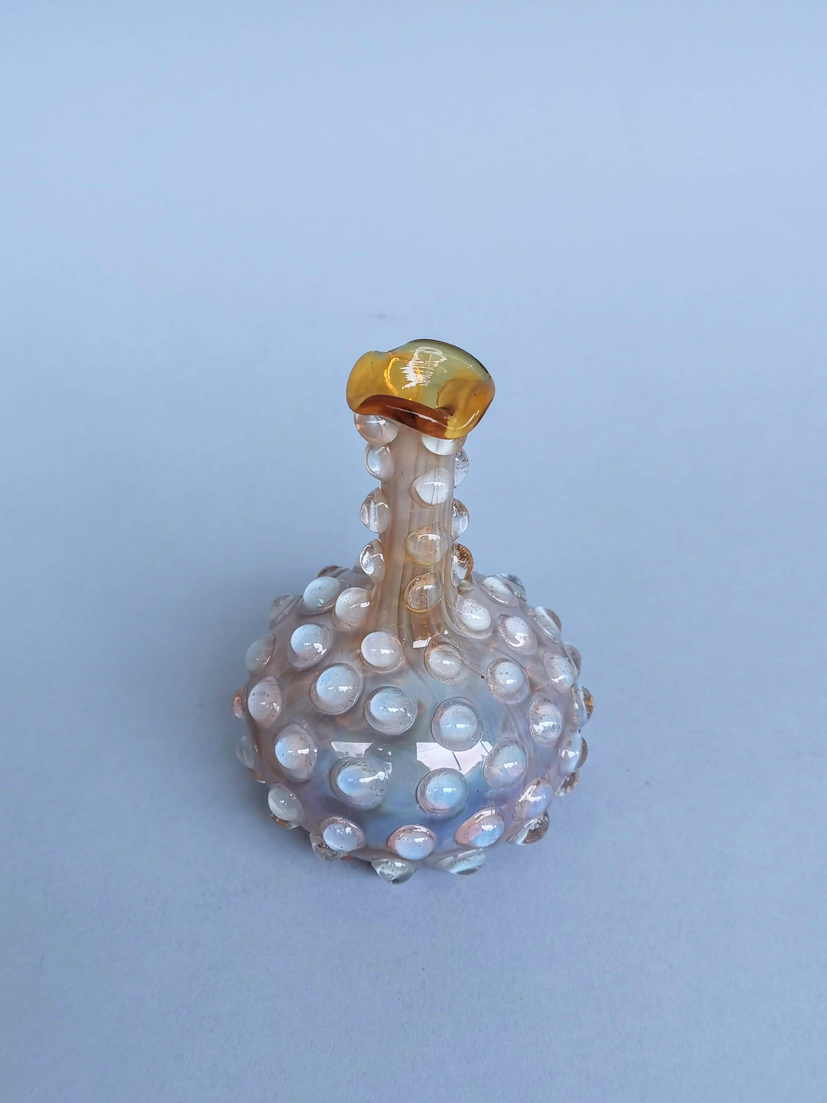 Murano Glass Style Vase- Earthy Bloom