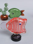 Fish Table Decor Glass- RE