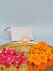 Art Glass Puja Diya-  Gulabi Maharani