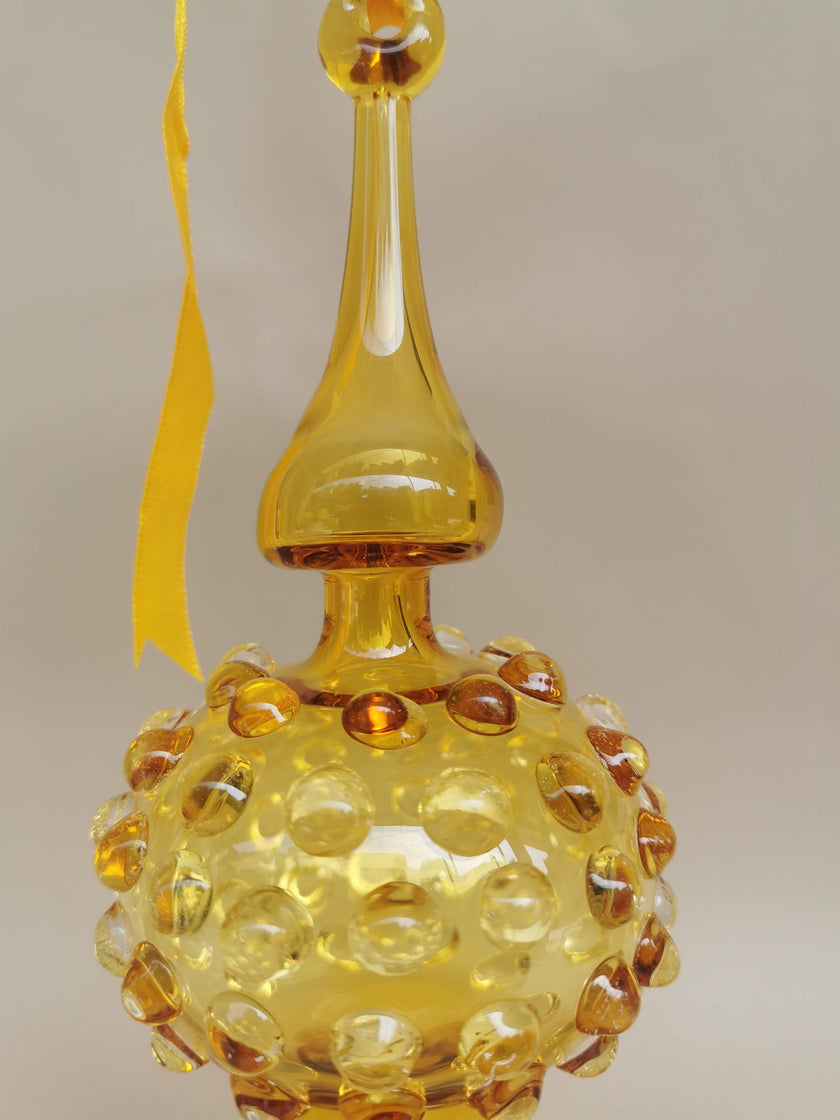 Handblown Glass Ornament - Sunset Lumina