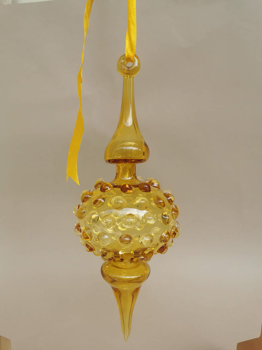 Handblown Glass Ornament - Sunset Lumina