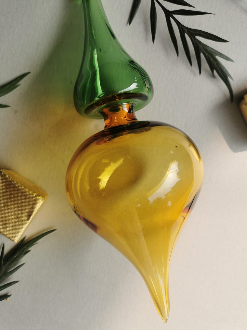 Handblown Glass Ornament - Splendour Jewel. Series