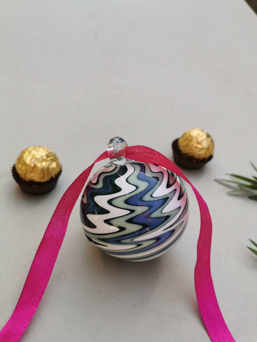 Chroma Hue -  Handblown Glass Ornament