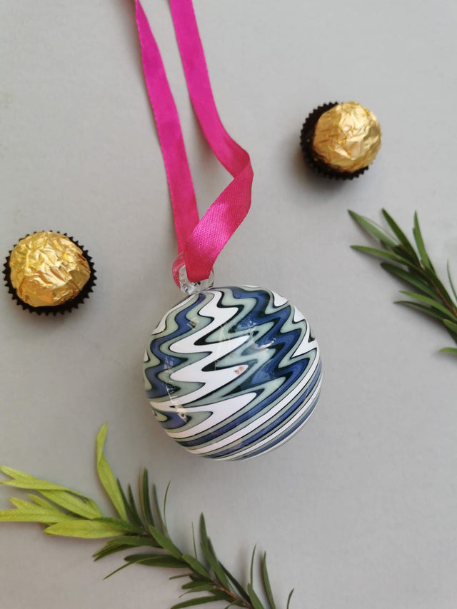 Chroma Hue -  Handblown Glass Ornament