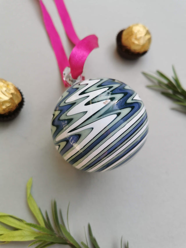 Chroma Hue -  Handblown Glass Ornament