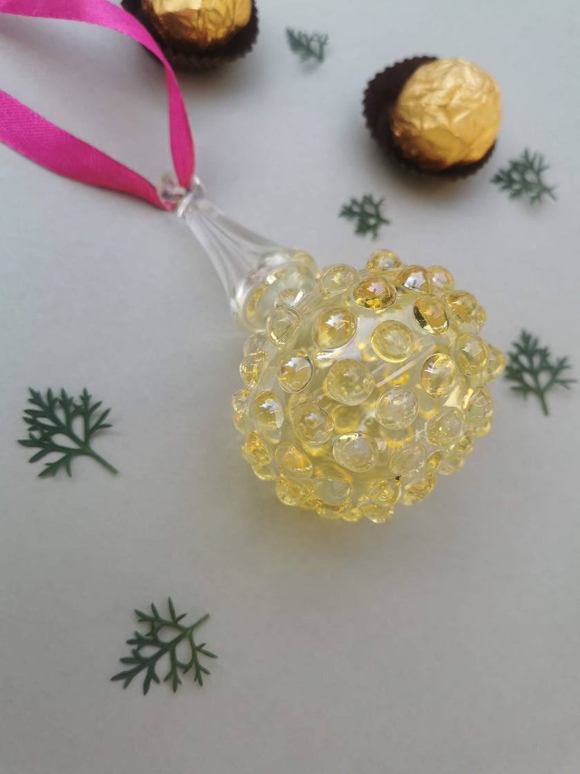Handblown Glass Ornament - Lumina. Series (4 inches)