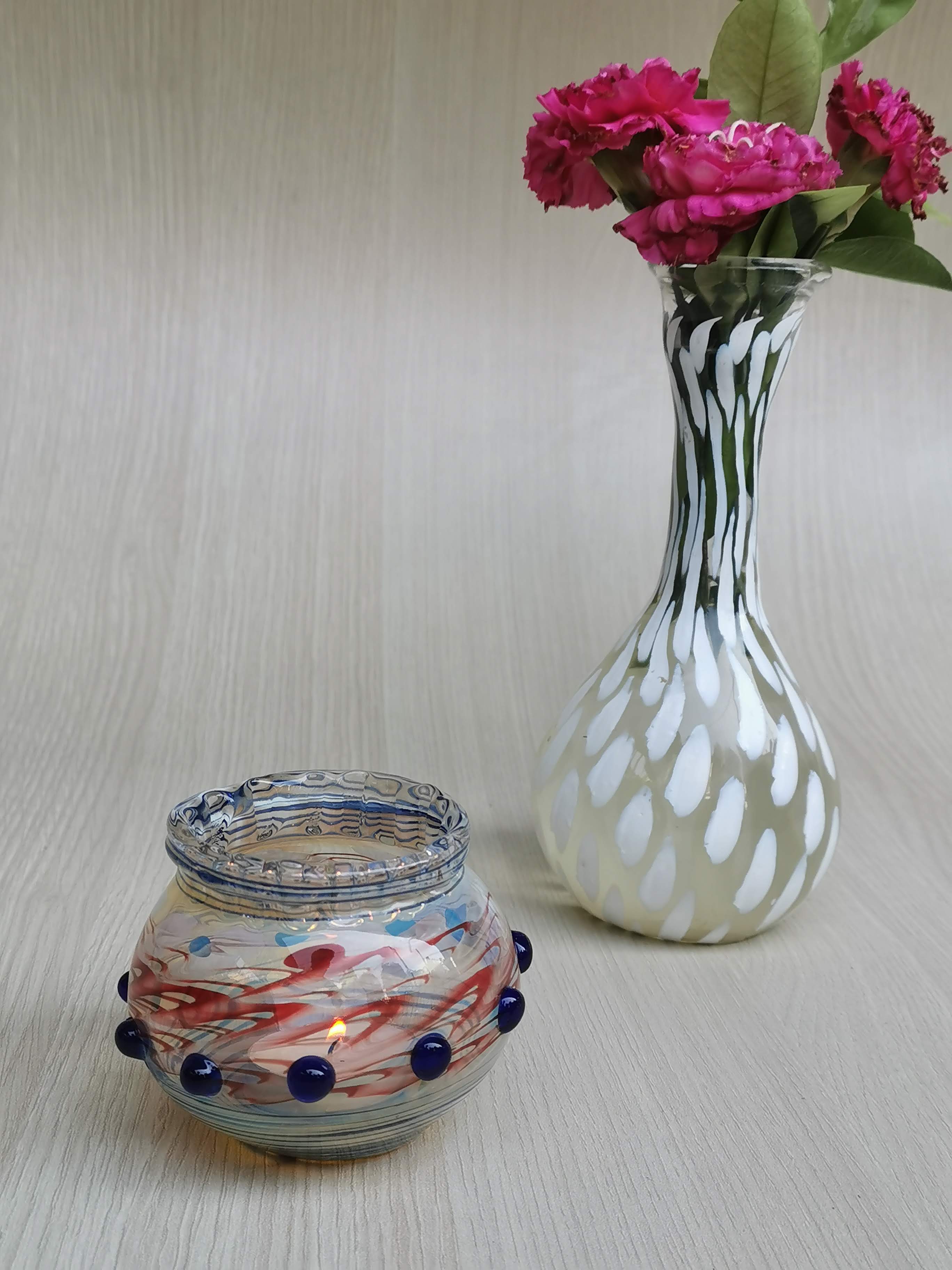 Art Glass  Bowl /Moroccan Dream