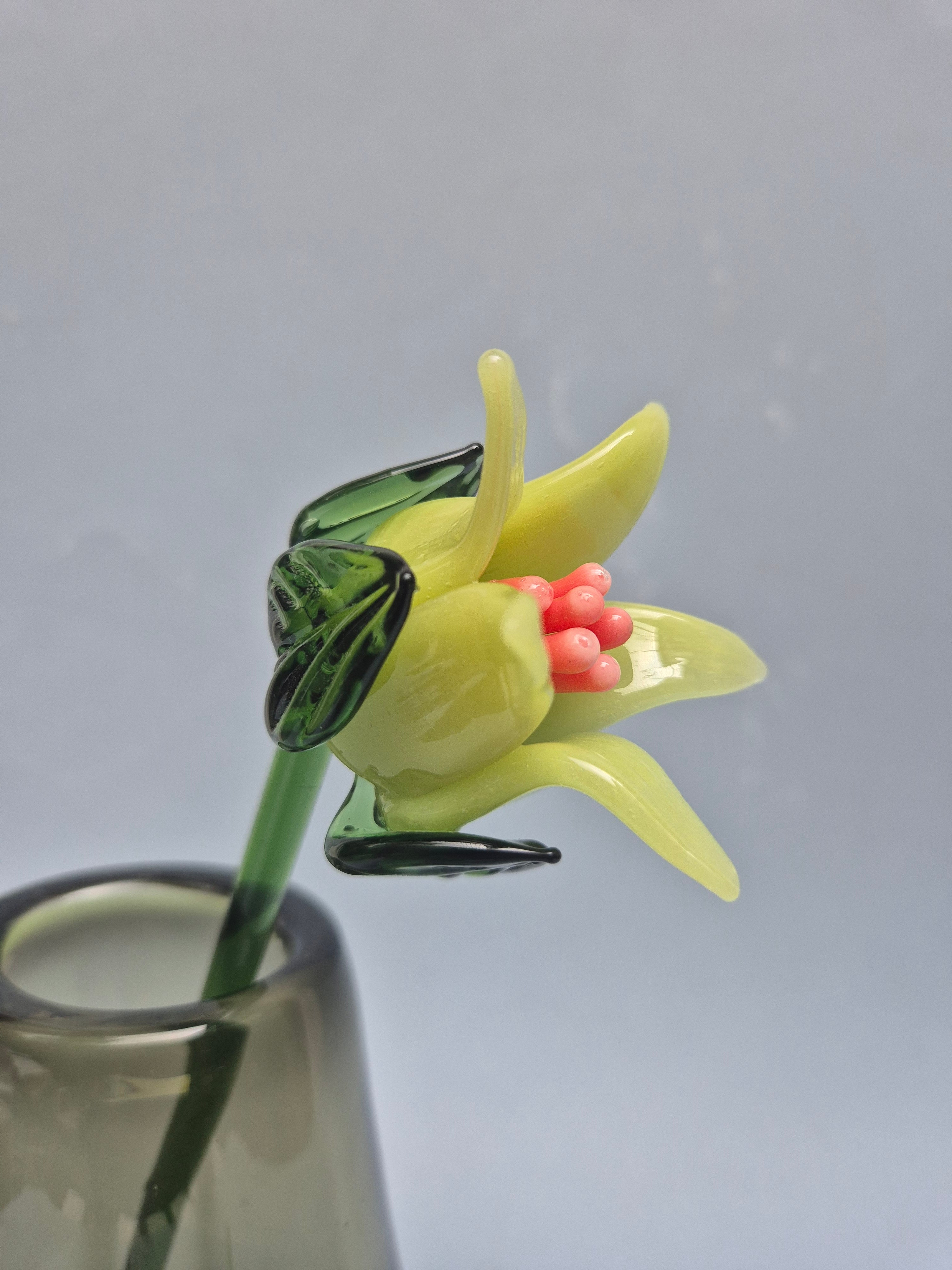 Tinsel Lillies- Glass Flower Bouquet