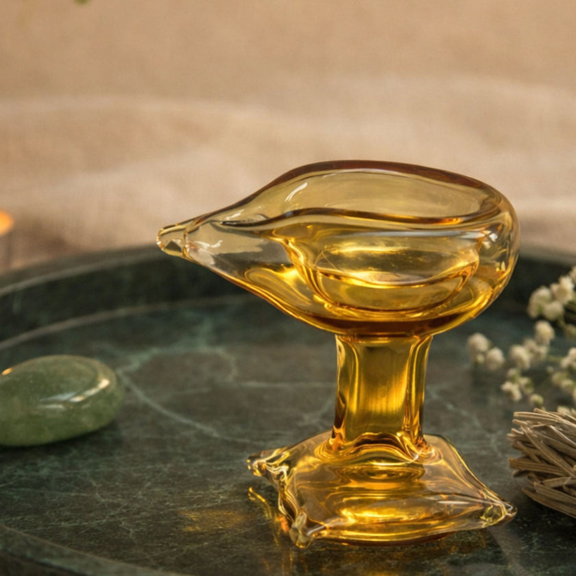 Art Glass Puja Diya-  Divya Ambar Jyot