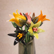 Tinsel Lillies- Glass Flowers &  Bouquet
