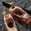 Amber Mirage — Handblown Glass Earrings