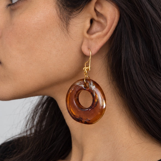 Solstice — Handblown Glass Earrings