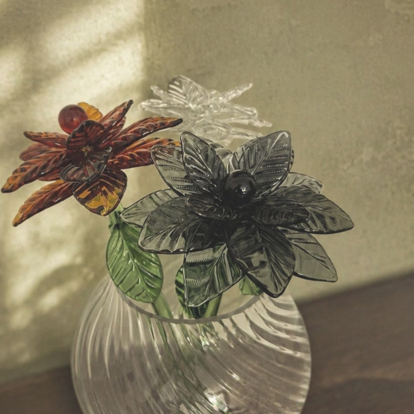Glass Sunflower Stem- Helianthus Nebula