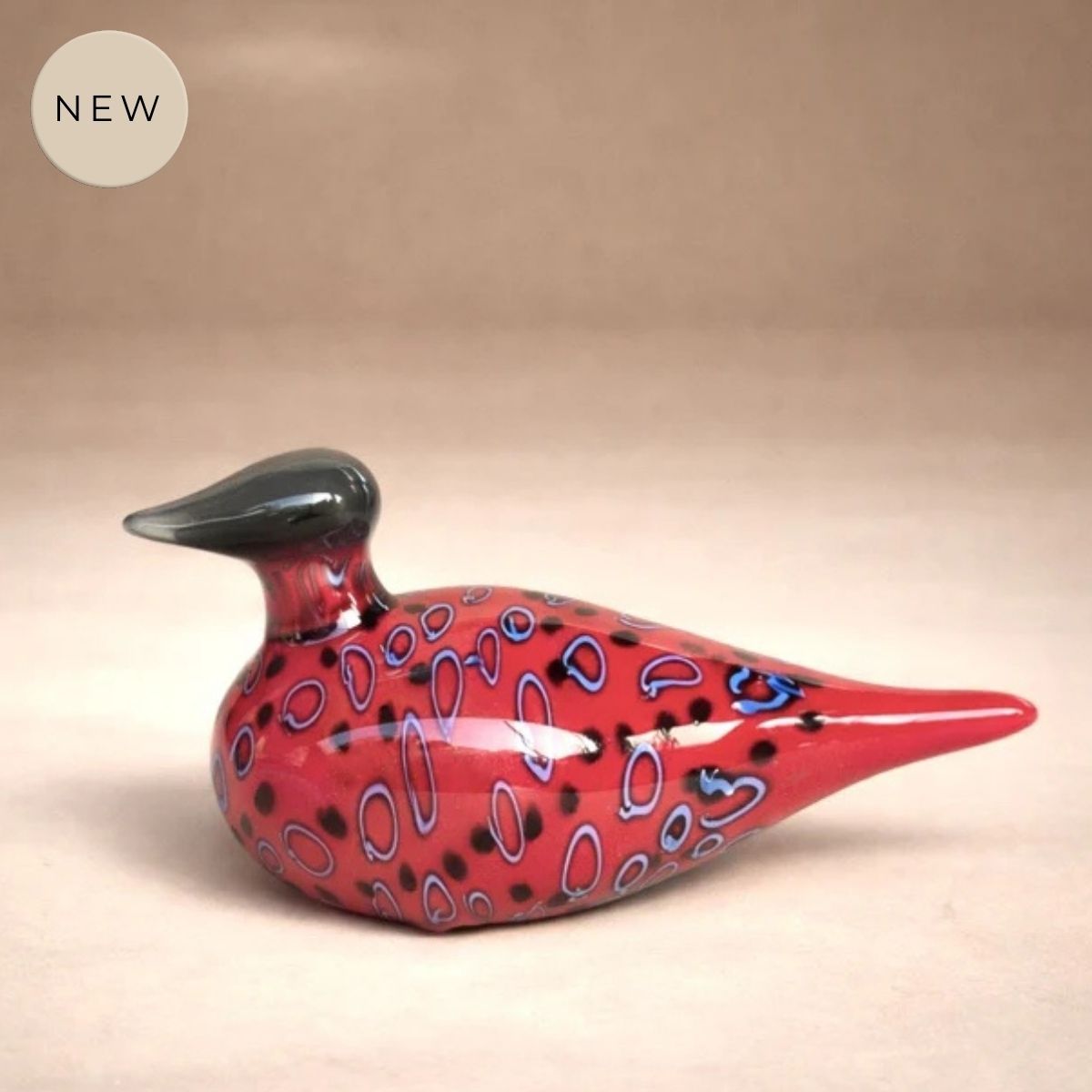 Hand-Blown Glass Shorebird