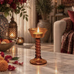 Amber Vine Diya - The Ritual Light