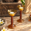 Amber Vine Diya - The Ritual Light
