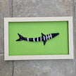 Modern Coastal Wall Art – Quirky Handblown Fish Design for Home & Gift Décor