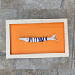 Modern Coastal Wall Art – Quirky Handblown Fish Design for Home & Gift Décor