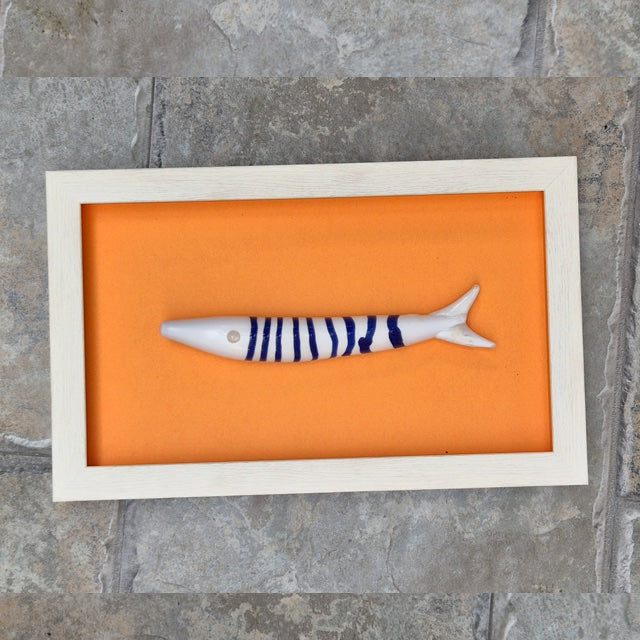 Modern Coastal Wall Art – Quirky Handblown Fish Design for Home & Gift Décor
