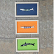 Modern Coastal Wall Art – Quirky Handblown Fish Design for Home & Gift Décor