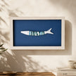 Modern Coastal Wall Art – Quirky Handblown Fish Design for Home & Gift Décor