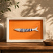 Modern Coastal Wall Art – Quirky Handblown Fish Design for Home & Gift Décor