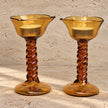 Amber Vine Diya - The Ritual Light