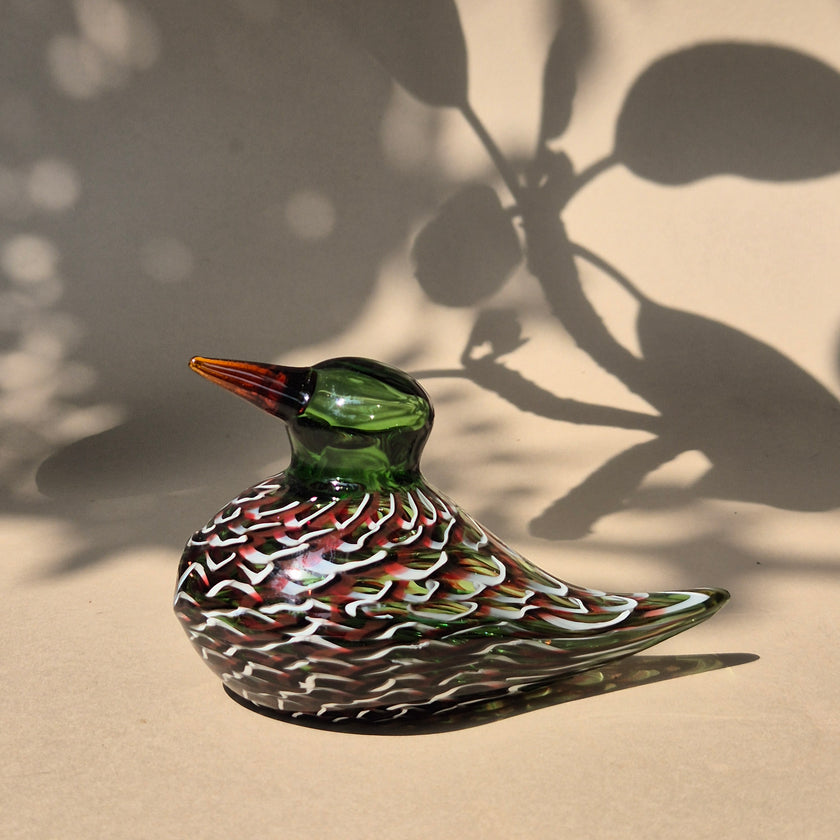 Glass Bird Figurines - Autumn Song