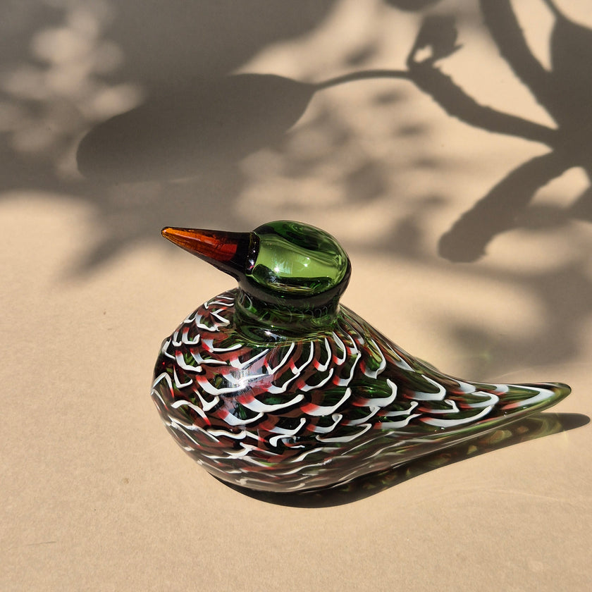 Glass Bird Figurines - Autumn Song