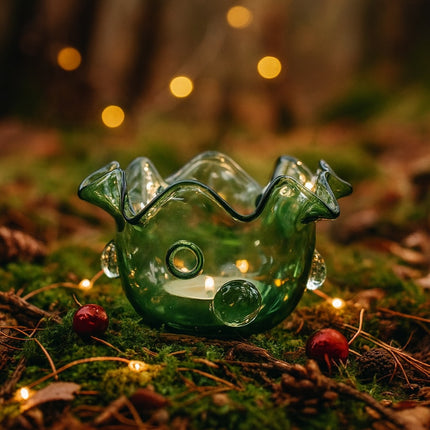 Calisto Handblown Glass Votive Tea Light