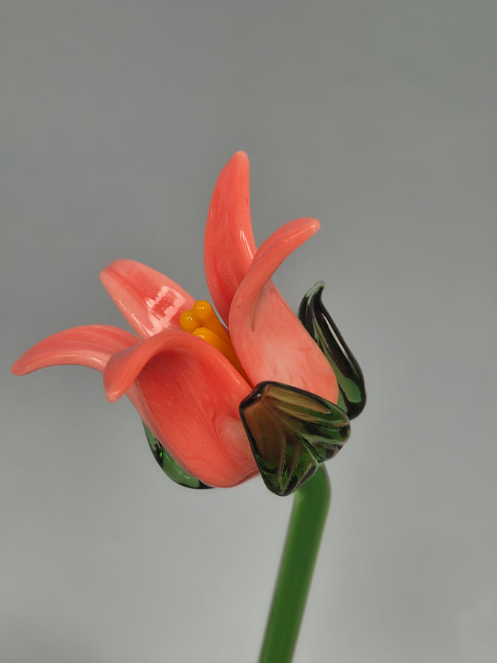 Tinsel Lillies- Glass Flower Bouquet