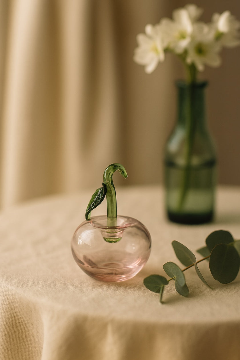 Murano Glass Style Decoration- Cherry Apples