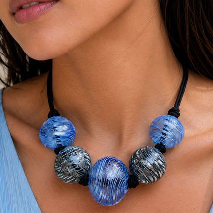 Earth Blue Spirit Echo- Necklace