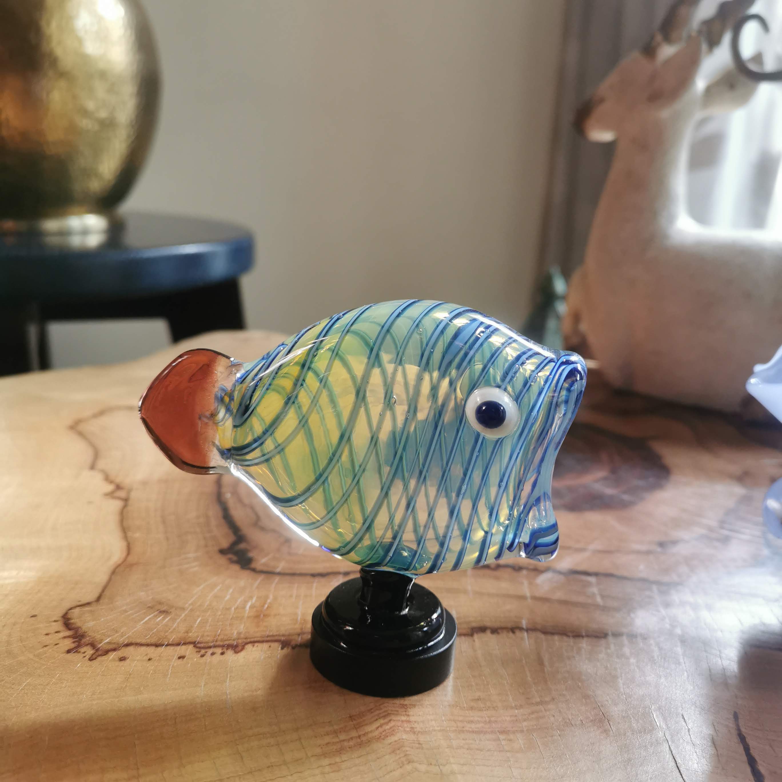 Fish Table Decor Glass