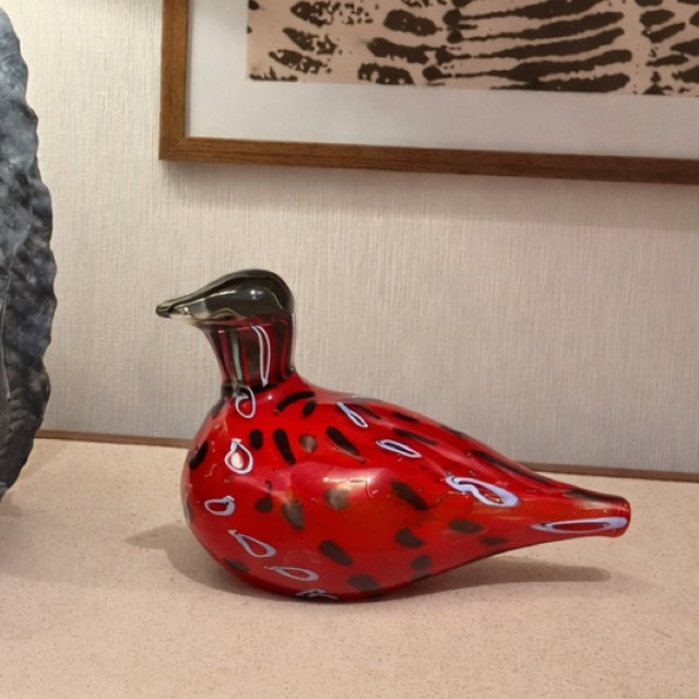 Hand-Blown Glass Shorebird
