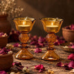Amber Bloom Diya - The Ritual Light